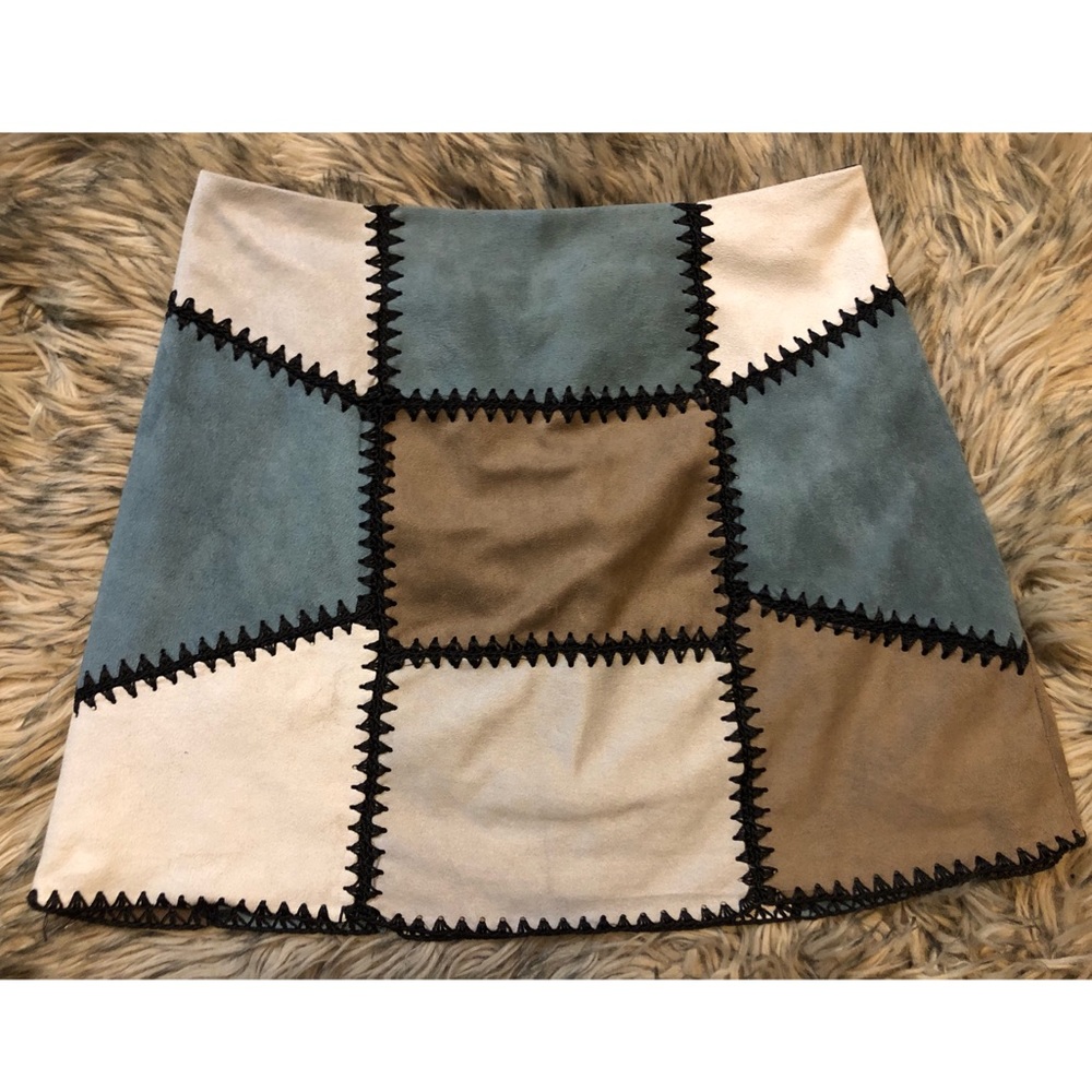 GIANNI BINI SUEDE SKIRT